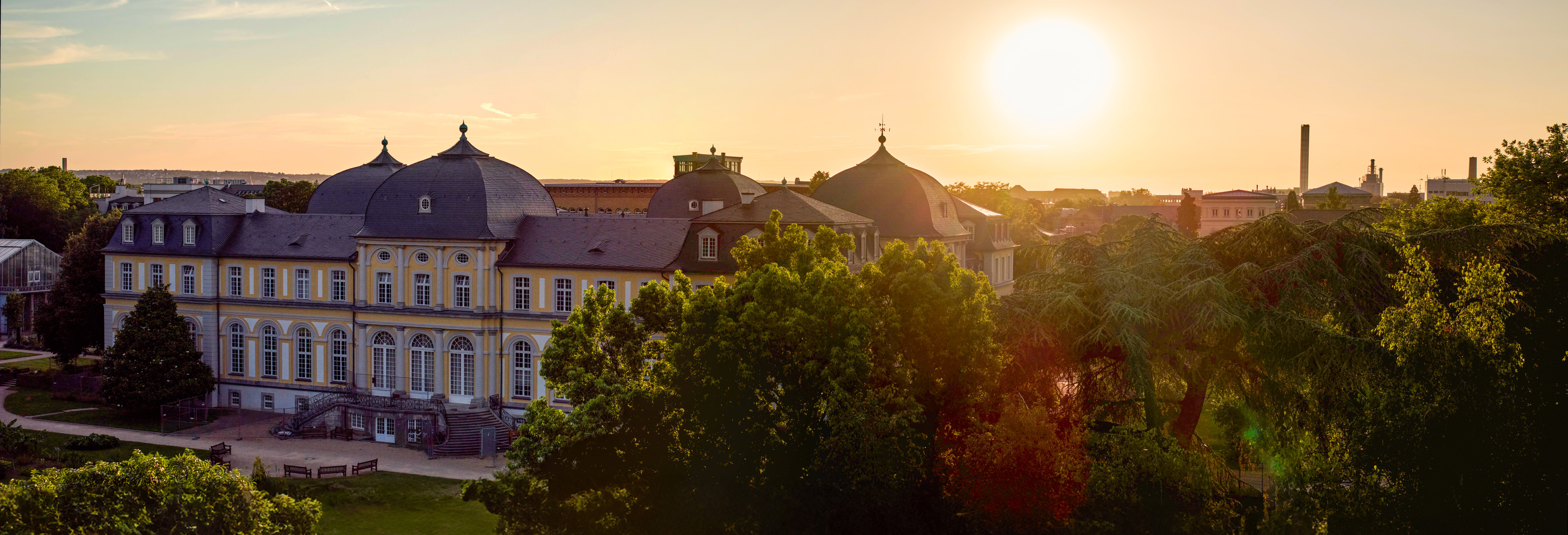 Poppelsdorfer Schloss im Sonnenuntergang